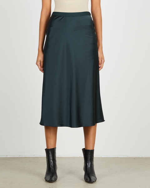 Skirt Hana Satin Green 1