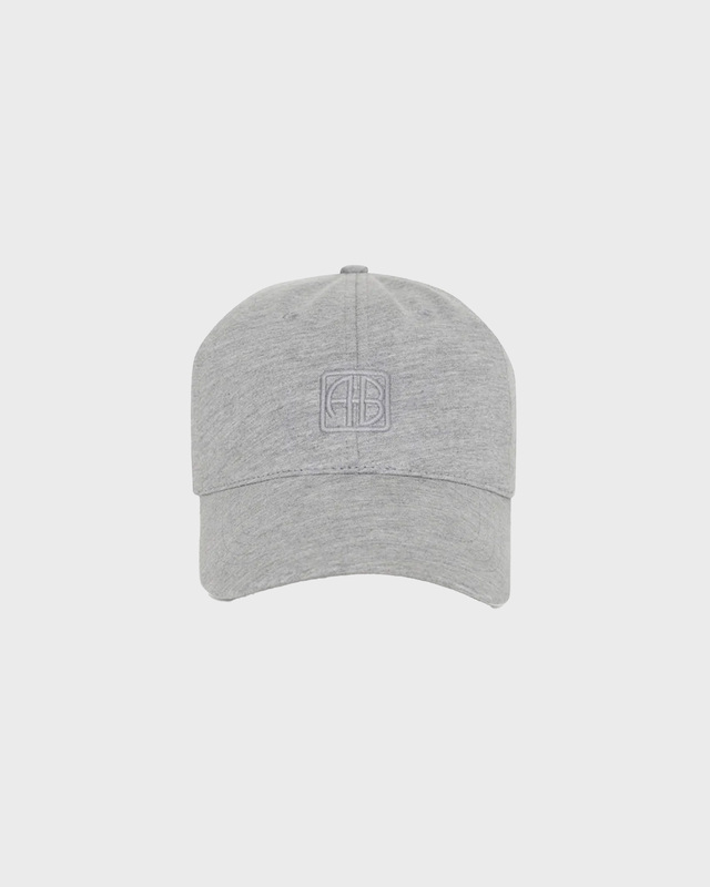 Anine Bing Cap Jeremy Baseball Monogram Grey ONESIZE