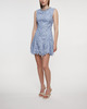 Self-Portrait Klänning Blue Flower Lace Mini Blå UK 10 (EUR 38)