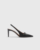 ATP Atelier Klackskor Thiene Black Nappa Svart EUR 40