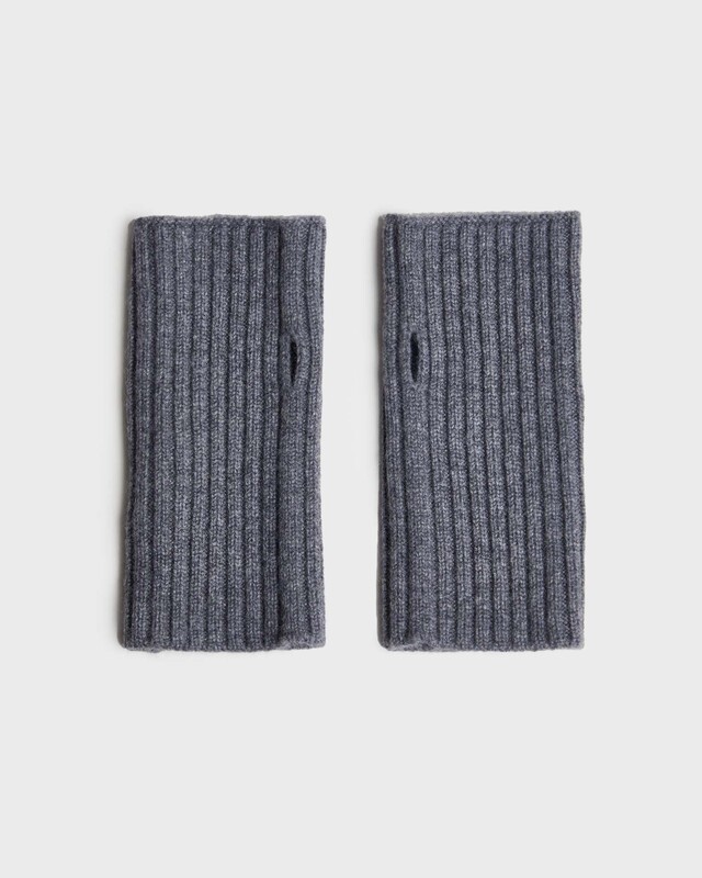 LISA YANG Arm Warmers Hyde Cashmere Grey ONESIZE