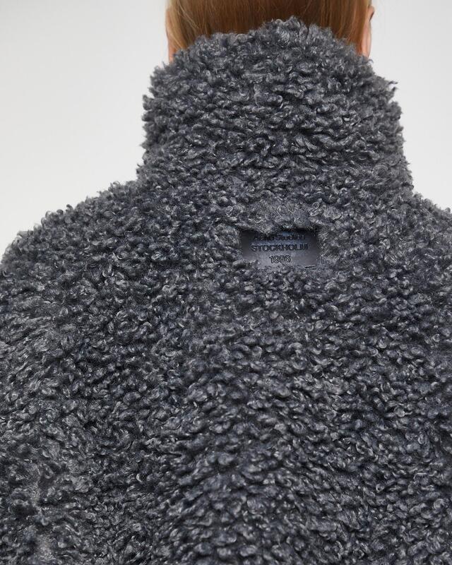 Acne Studios Jacka Faux Fur Bomber Grå XS