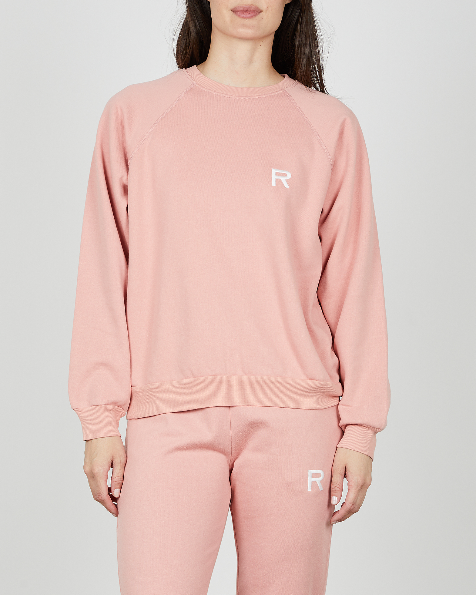 pink oversized sweatshirt womens