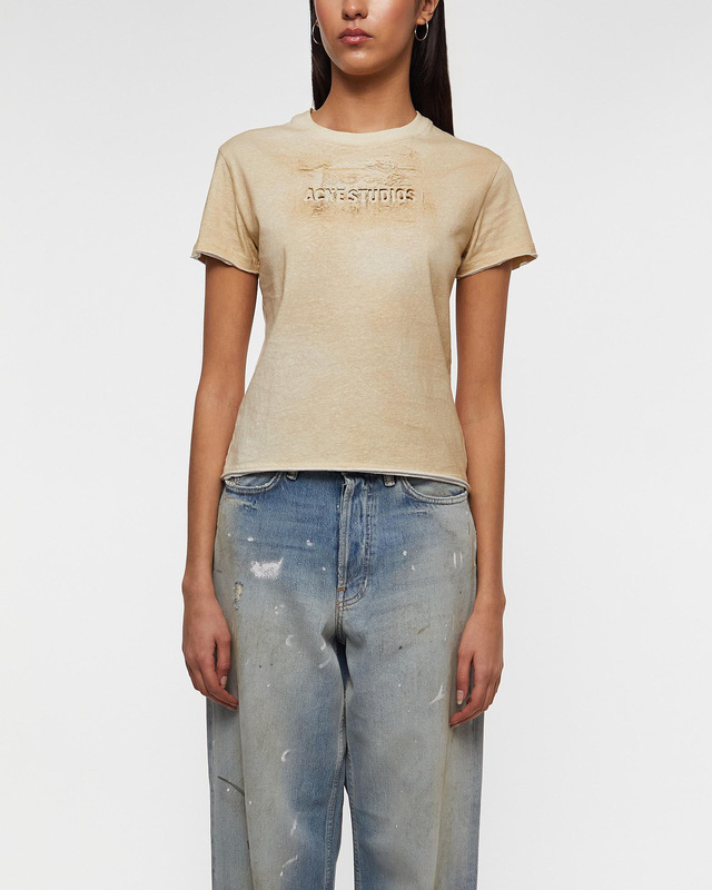 Acne Studios T-shirt Graphic Logo Sand S