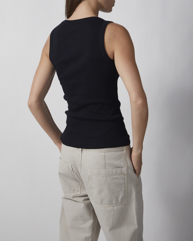 Wakakuu Icons Topp Biarritz Rib Tank Svart L
