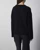 Wakakuu Icons Striktrøje Cashmere Wool R-neck Black S