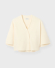 Dagmar Cardigan Short Wool Offwhite M