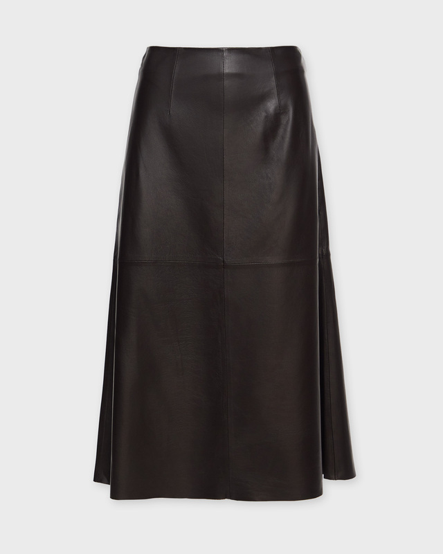 Wakakuu Icons Skirt Lamb Leather Brun 40