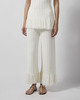 Malina Byxor Alycia Knitted Fringe White L