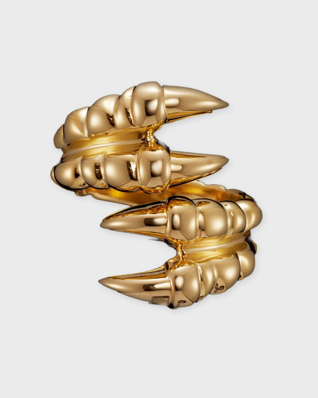 Maria Nilsdotter Ring Claw Double Heavy Gold M