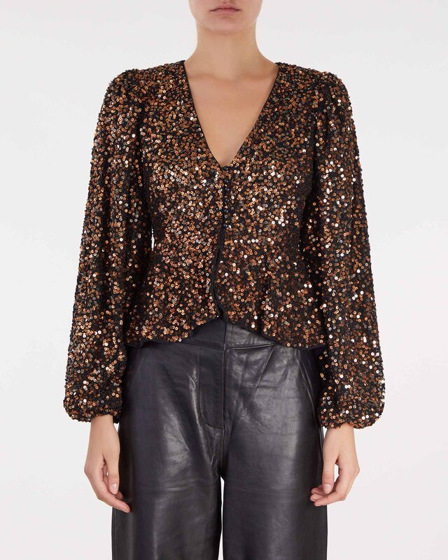 Notes Du Nord Blouse Eloise Chocolate 40