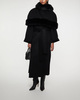 By Malene Birger Marta Ull Cape  Svart ONESIZE
