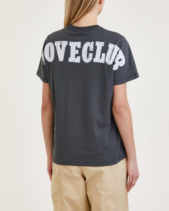 Ganni T-Shirt Loveclub Relaxed Svart M