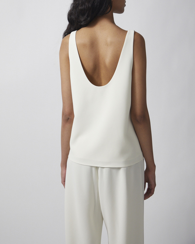 Almada Top Romy Crepe Creme M