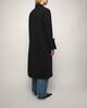 Ganni Coat Bonded Crepe Black 34