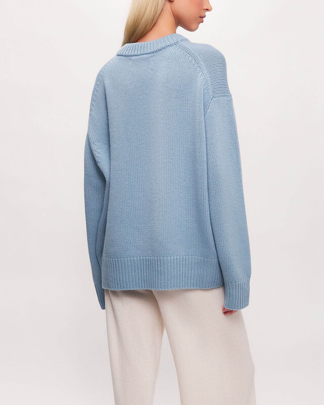 LISA YANG Sweater Renske Cashmere Light Blue 0 (XS-S)