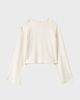 Wakakuu Icons Bluse Creme Cropped Cream S