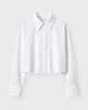 Wakakuu Icons Skjorta Cutler Crop Organic Cotton Vit XS