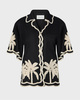 Malina Shirt Armida Embroidered Black 34