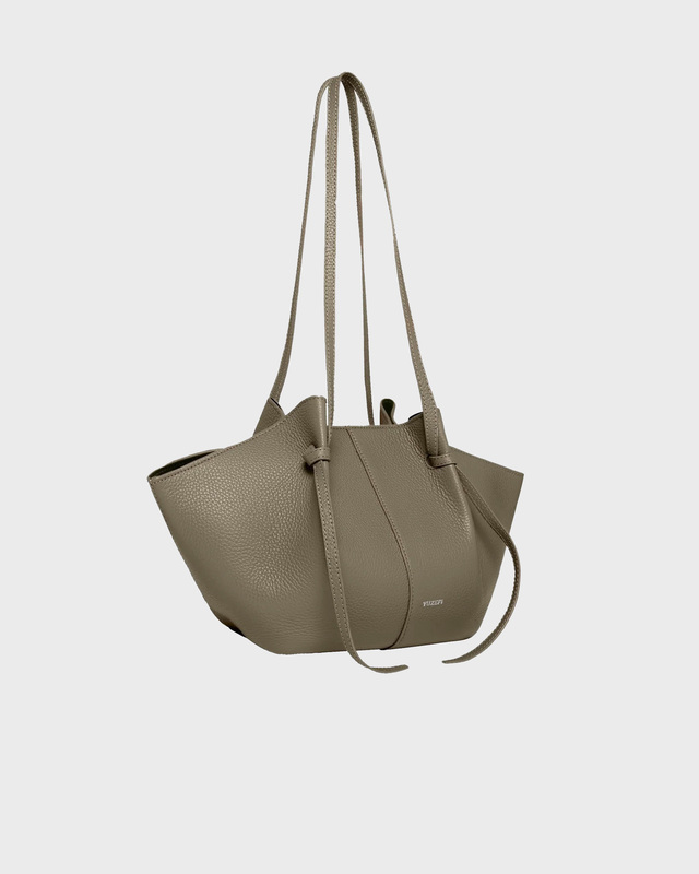 YUZEFI Bag Mochi Pebble Grain Leather  Taupe ONESIZE