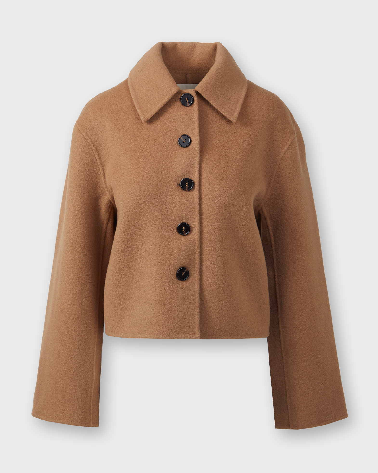 Wakakuu Icons Women's Camel Jacket Crop Wool Xs