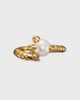 Maria Nilsdotter Ring Claw Pearl Guld 17mm