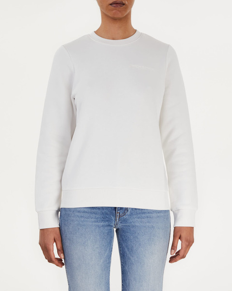 Tröja W Original Small Logo Crew Offwhite 1