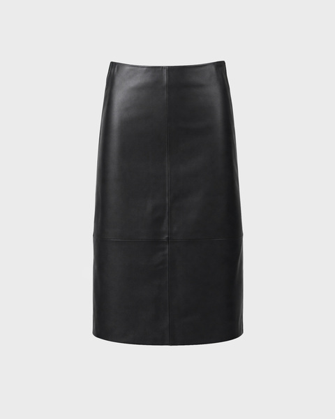 Skjørt Leather Pencil Black 1
