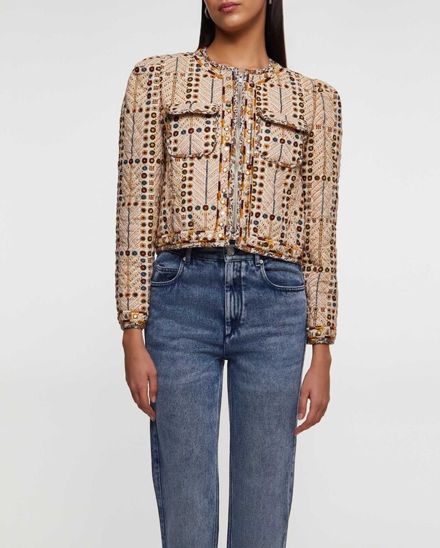 Isabel Marant Étoile Jacket Christy Ecru FR 44 (EUR 42)