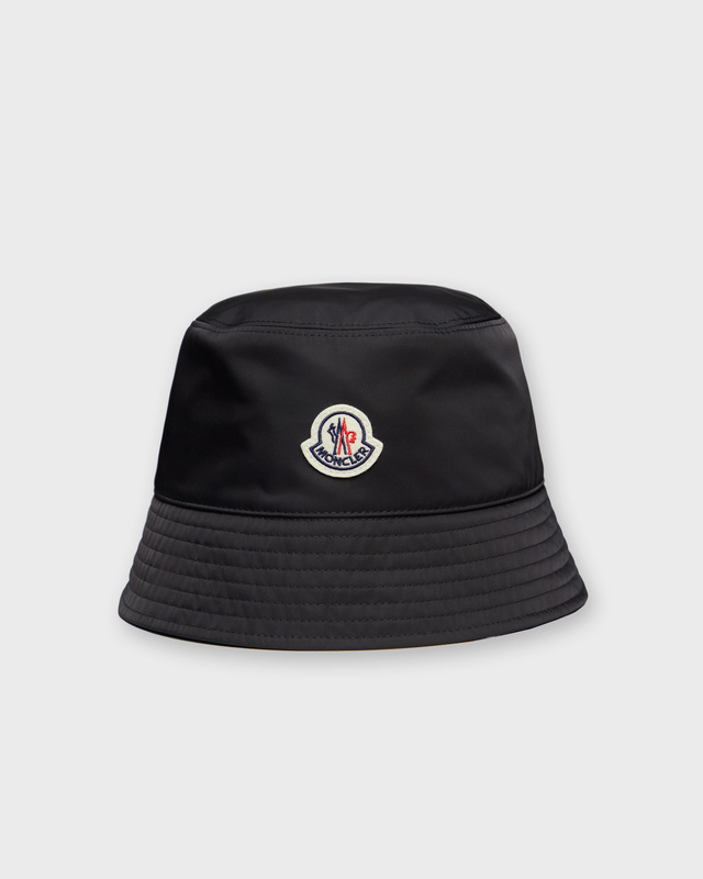 Moncler Hat Bucket Cotton Blend Grå L