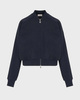 Moncler Kofta Zip-Up Cotton Fleece  Navy M