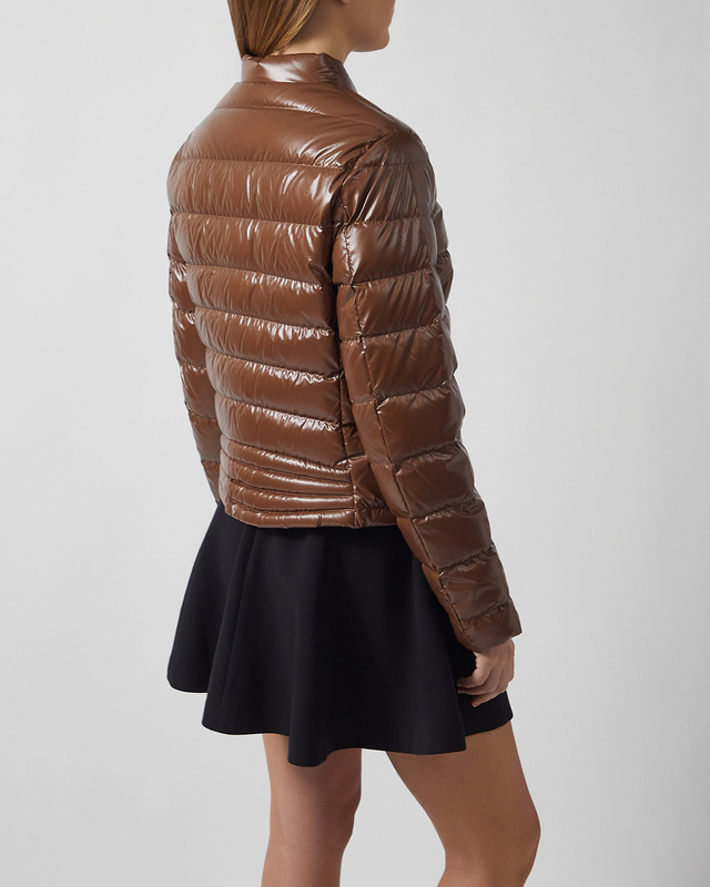 Moncler Jacket Papillon Short Down Brown MONCLER 3 (M/L)