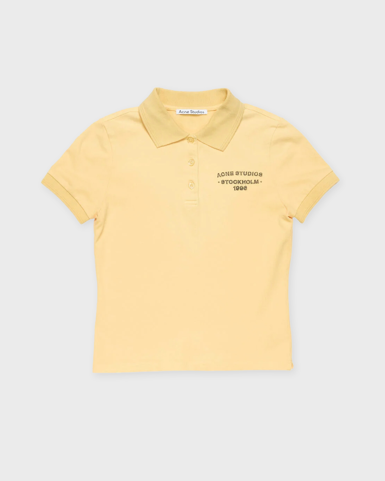 Acne Studios Women's Light Yellow T-Shirt Rw-Wn-Tshi000013 M