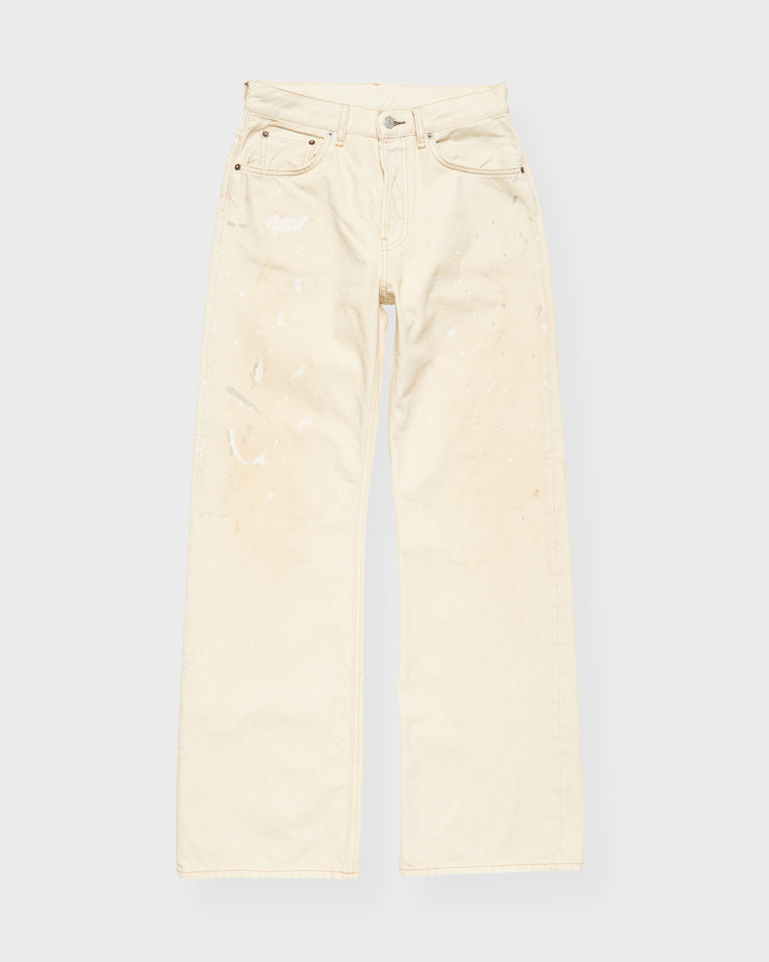 Acne Studios Women's White Jeans 2021F Daybreak W28/L32