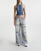 Acne Studios Tank Top Denim Print Denim S