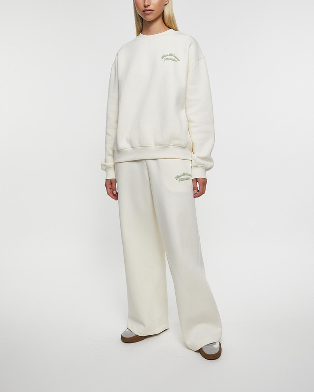 New Balance Trousers Linear Heritage Fleece Wide Leg White XL