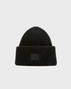 Acne Studios Beanie Large Face Logo  Black ONESIZE