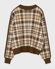 Rodebjer Tröja Reilly Eco Check Brun XS