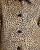RÓHE Frakke Cheetah Pony Hair Beige/Black 36