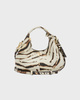 GANNI Axelväska Hobo Mini Zebra Egret ONESIZE