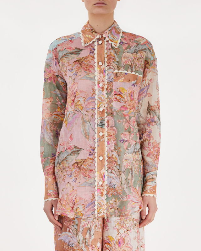 Zimmermann Shirt Cira Relaxed Multicolor 3 (L-XL)