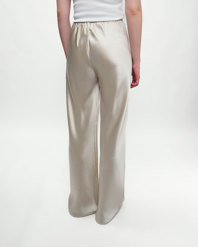 Almada Label  Byxor Bias Satin Pants Pearl L
