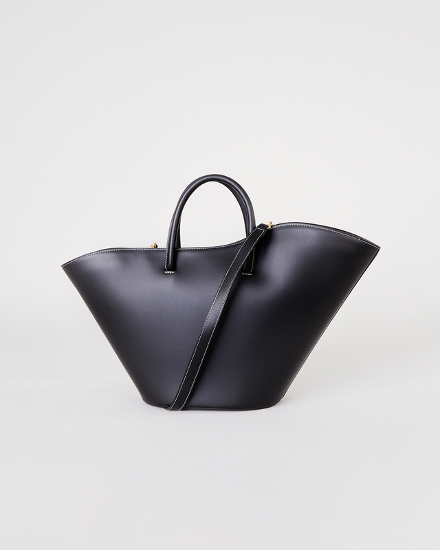 Little Liffner Bag Open Tulip Tote Medium Black ONESIZE