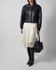 Acne Studios Skirt Layered Satin Cream 34