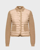 Moncler Cardigan Padded Cotton  Ljusbeige XL