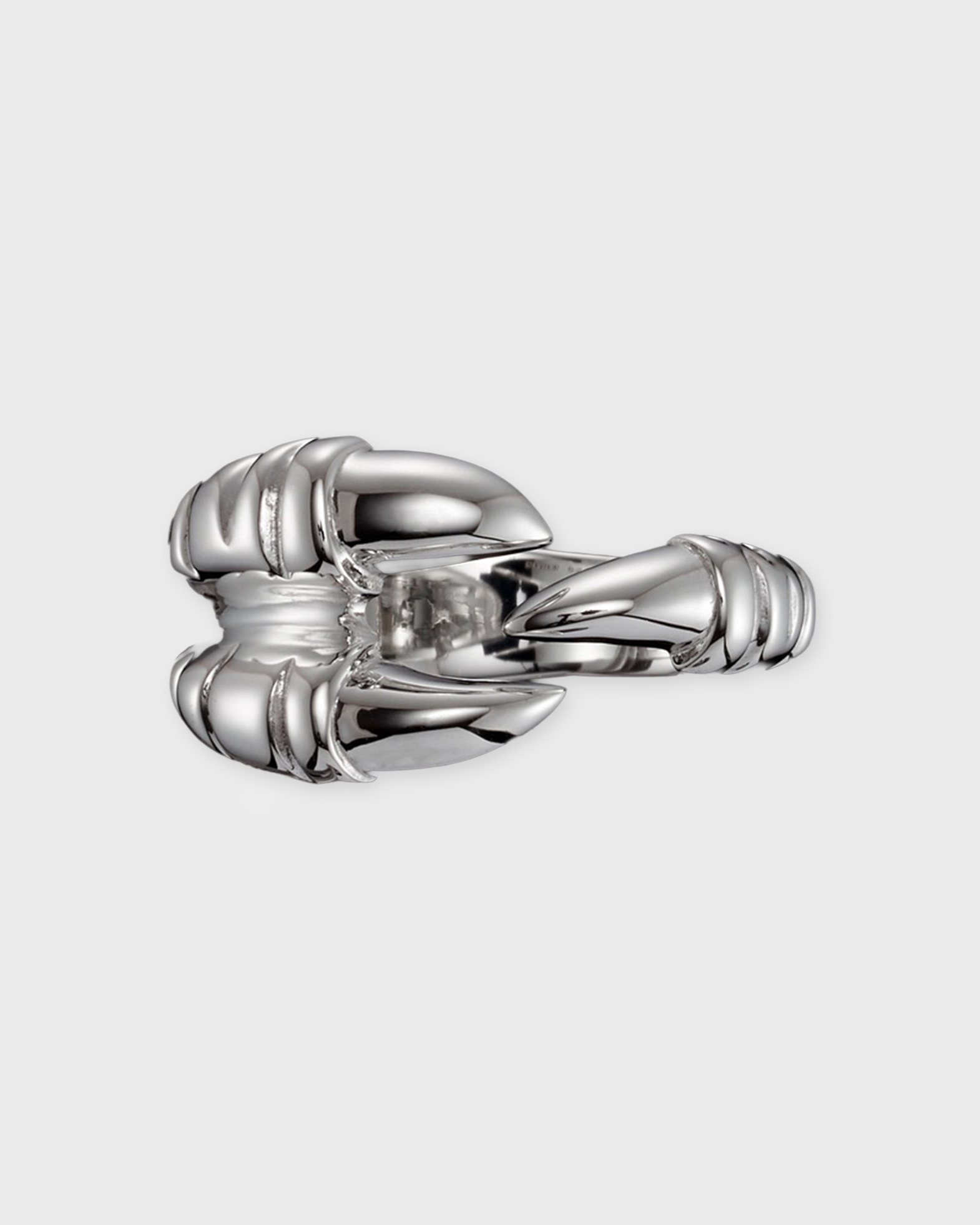 Maria Nilsdotter Ring Claw Single In Metallic