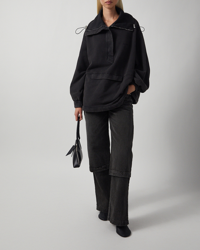 The Attico Jacka Blouson Fleece Faded black IT 38 (EUR 34)