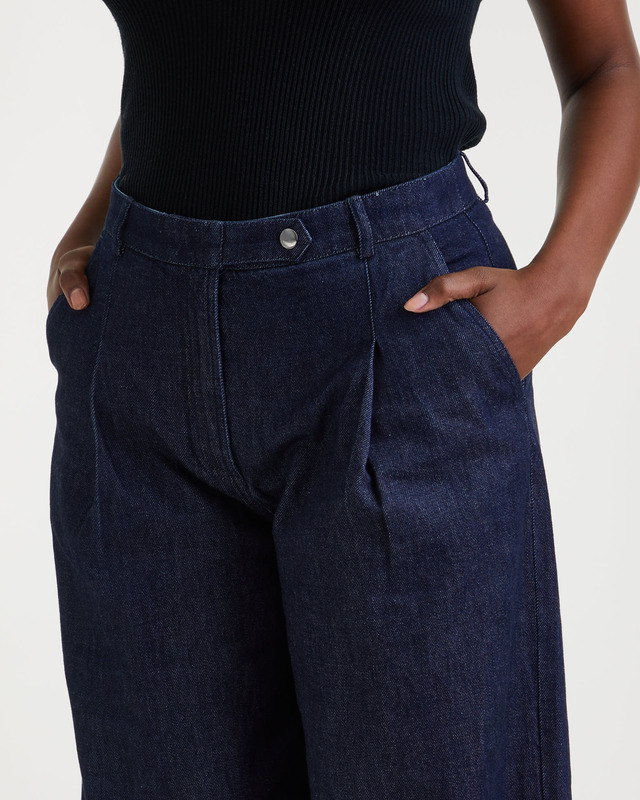 The Garment Byxor Eclipse Wide Pants Denim UK 10 (EUR 38)