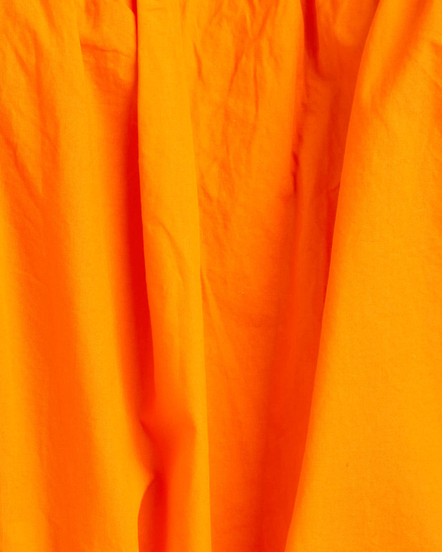 Ganni Klänning Cotton Poplin Maxi Strap Orange 42