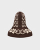 Moncler Balaklava Jacquard Sequin Brun ONESIZE